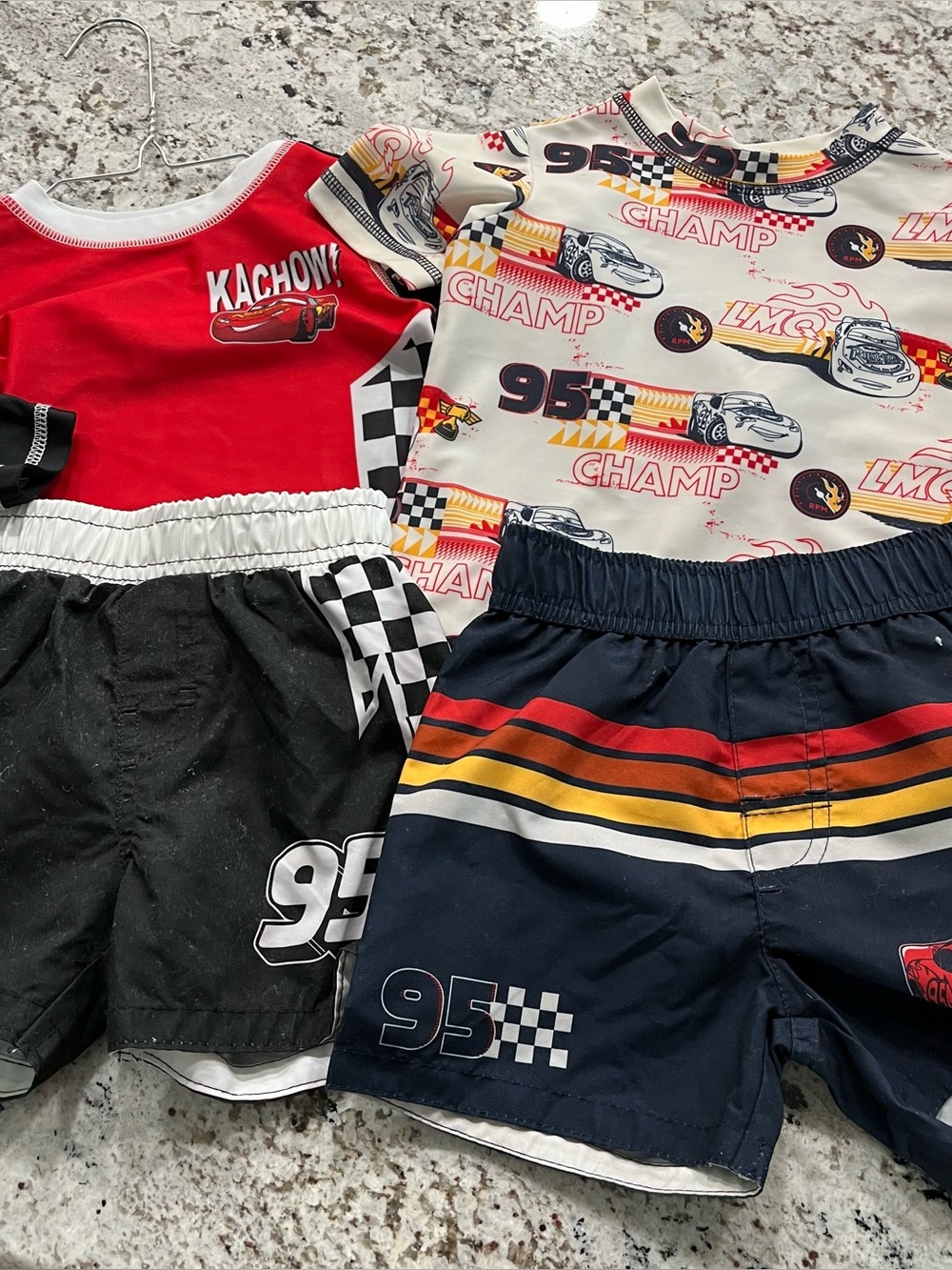 2 Disney Pixar Cars Lightning McQueen 95 swim sets